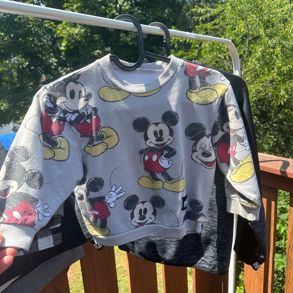 Mickey Mouse H&M Gray Kids Sweatshirt